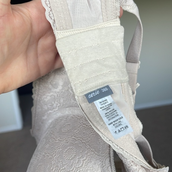 Aerie 36D Cream Colored Lace Bra - Very Good Condition!! - Picture 6 of 8